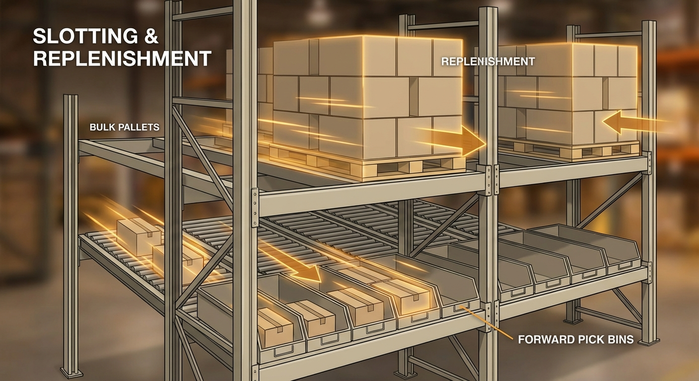 All Points ecommerce fulfillment workflow inside Atlanta facility
