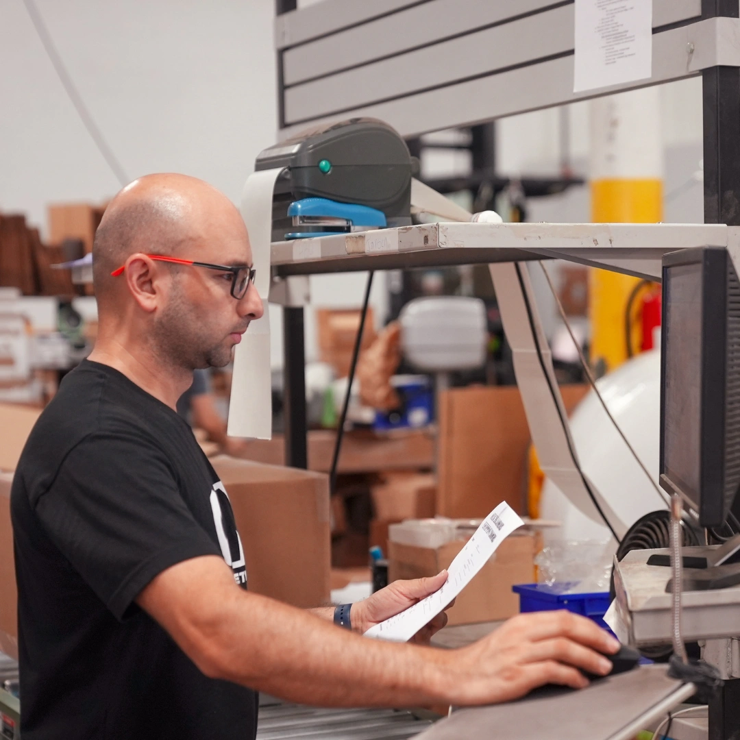 Inside of a Logistics Warehouse