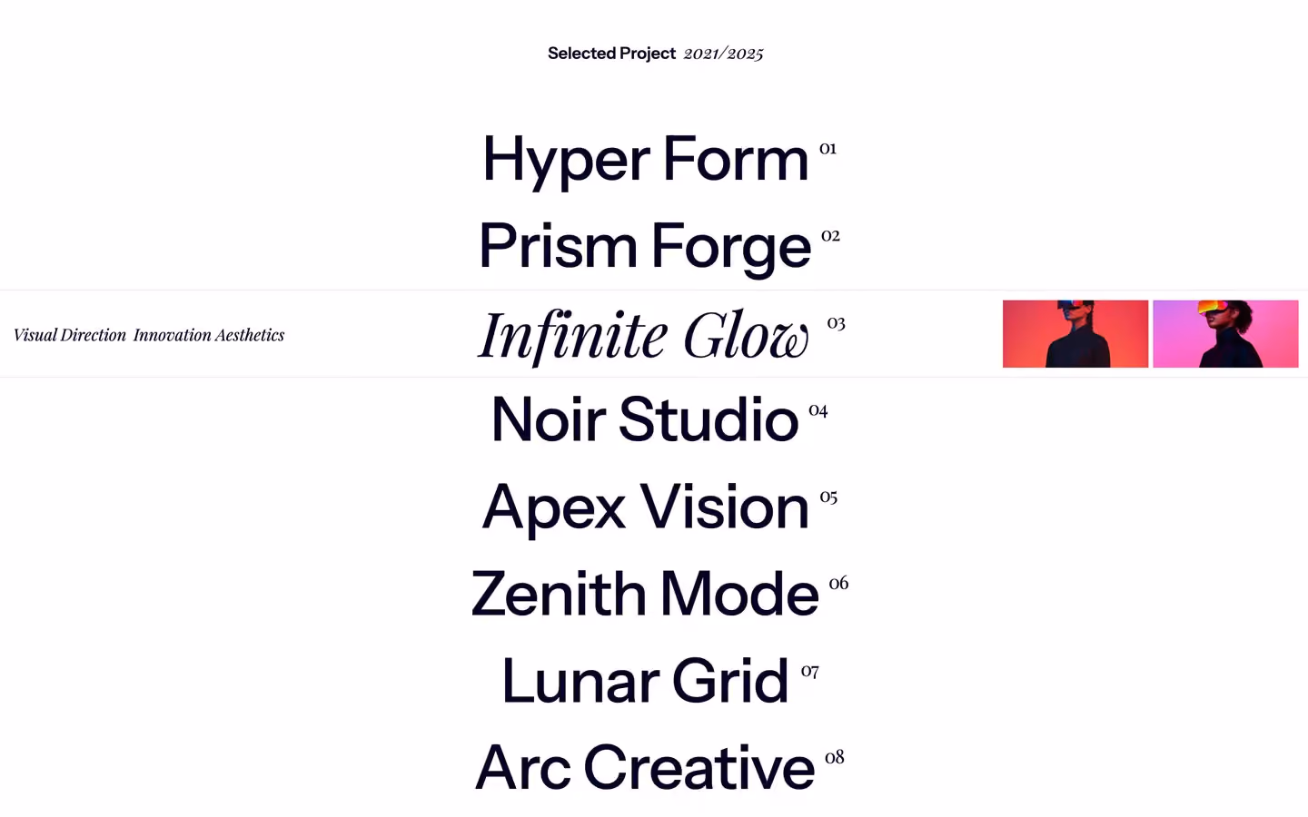 Webflow stunning portfolio template.