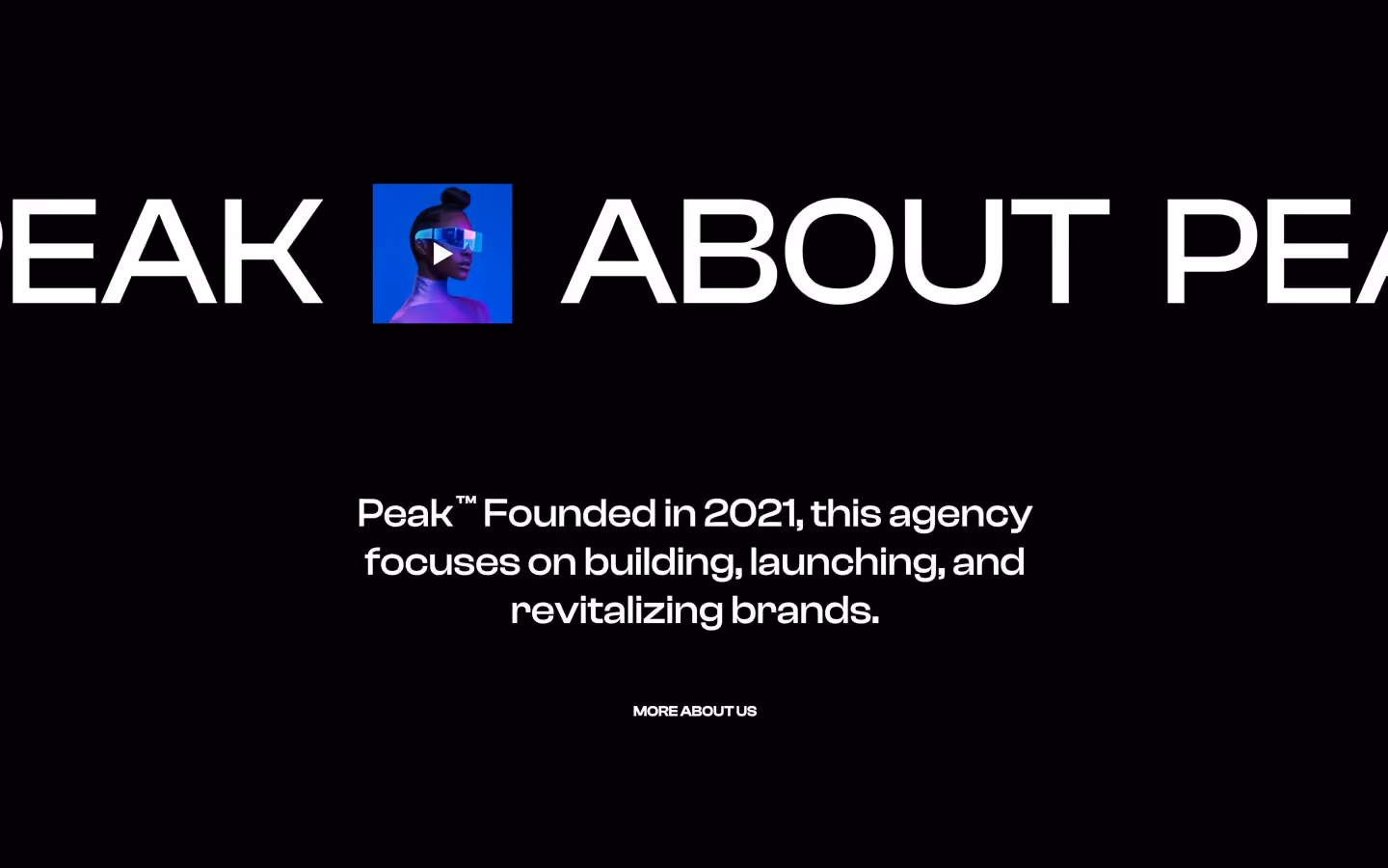 Meet Peak, a modern and stylish agency template.