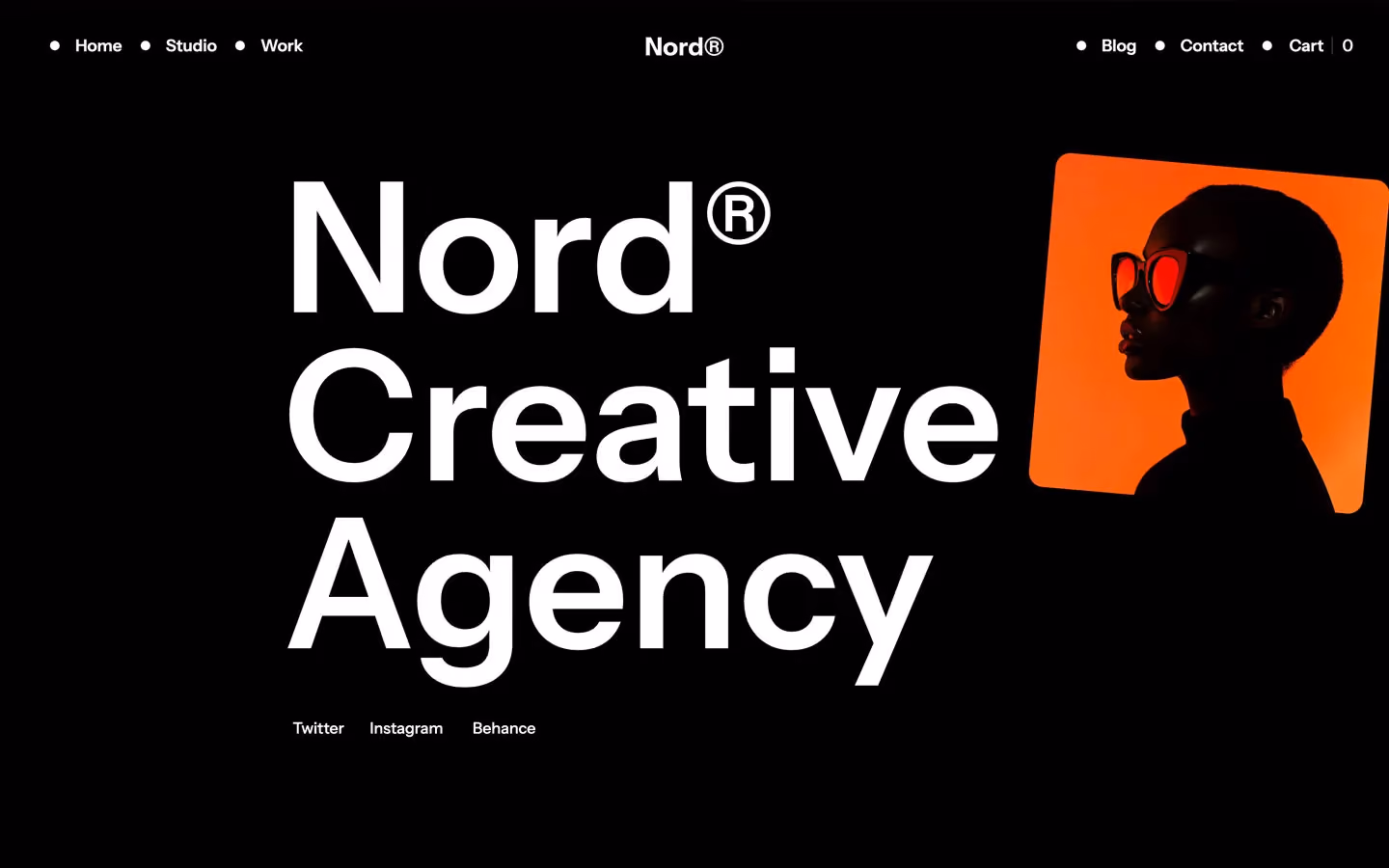 Say hello to Nord – a bold and modern agency template