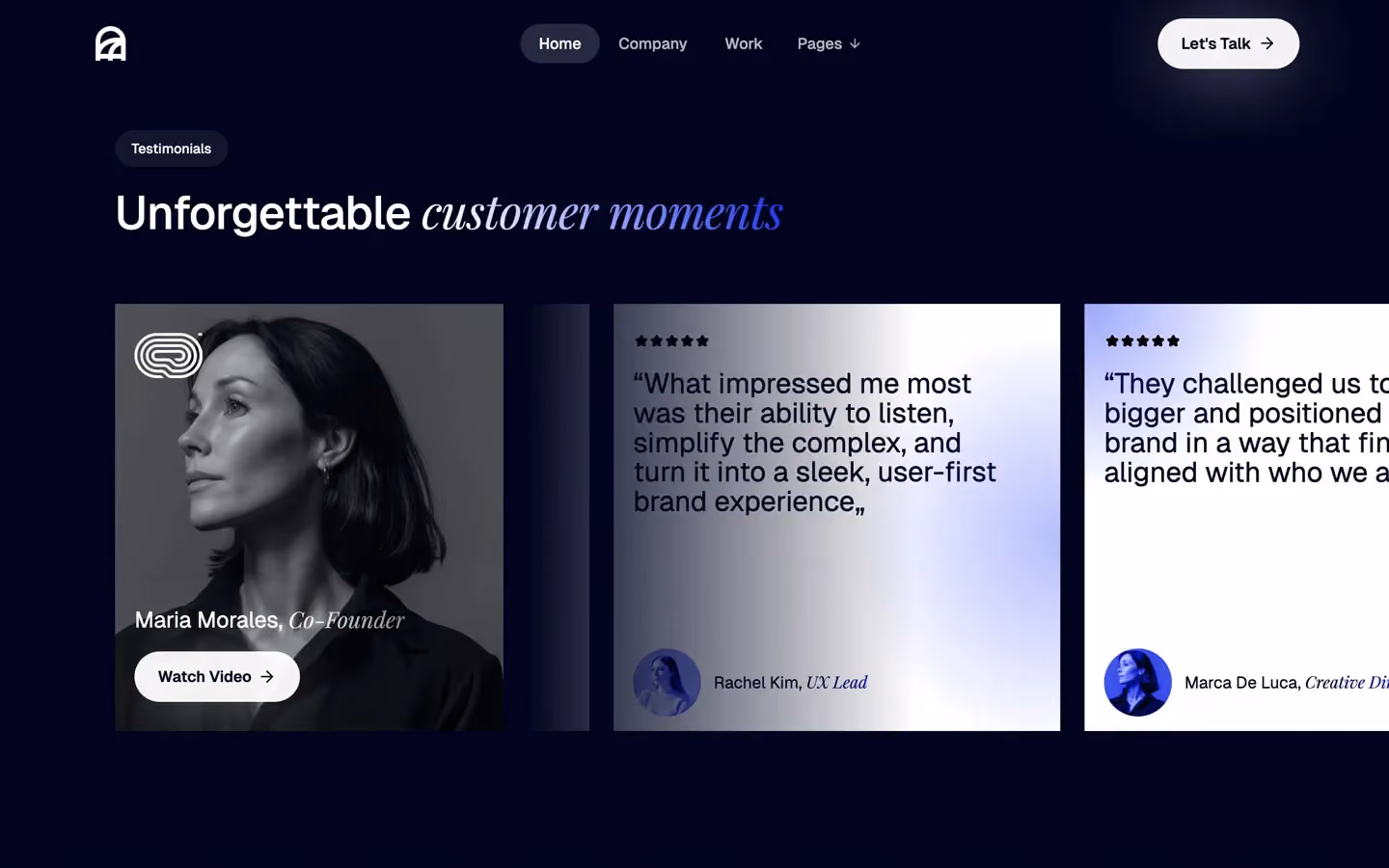 A next-gen marketing template