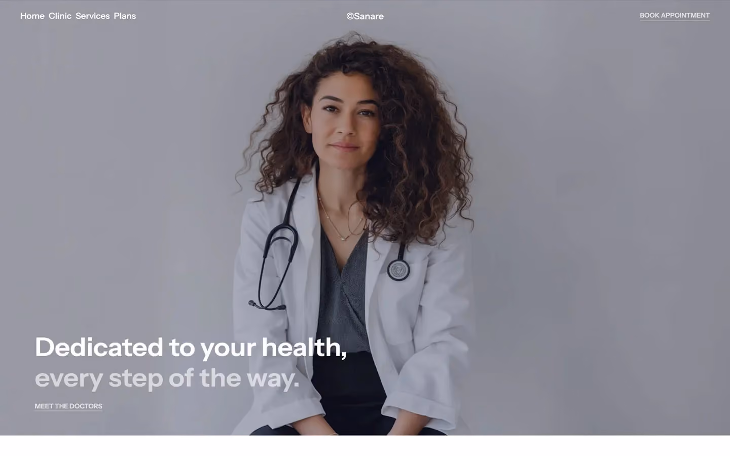 Sanare Doctor Template