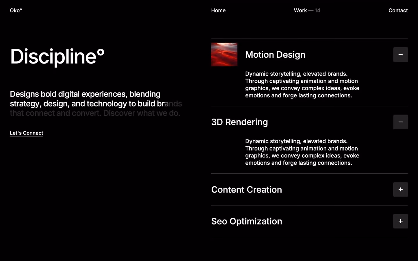 Oko Agency Template