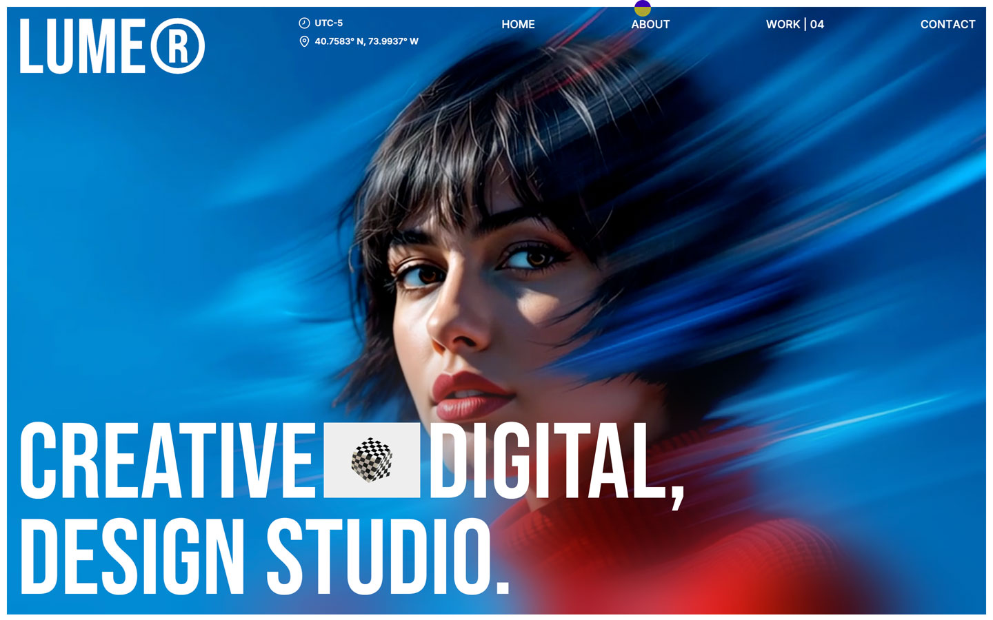 Lumes is a minimalist Webflow template built for agencies