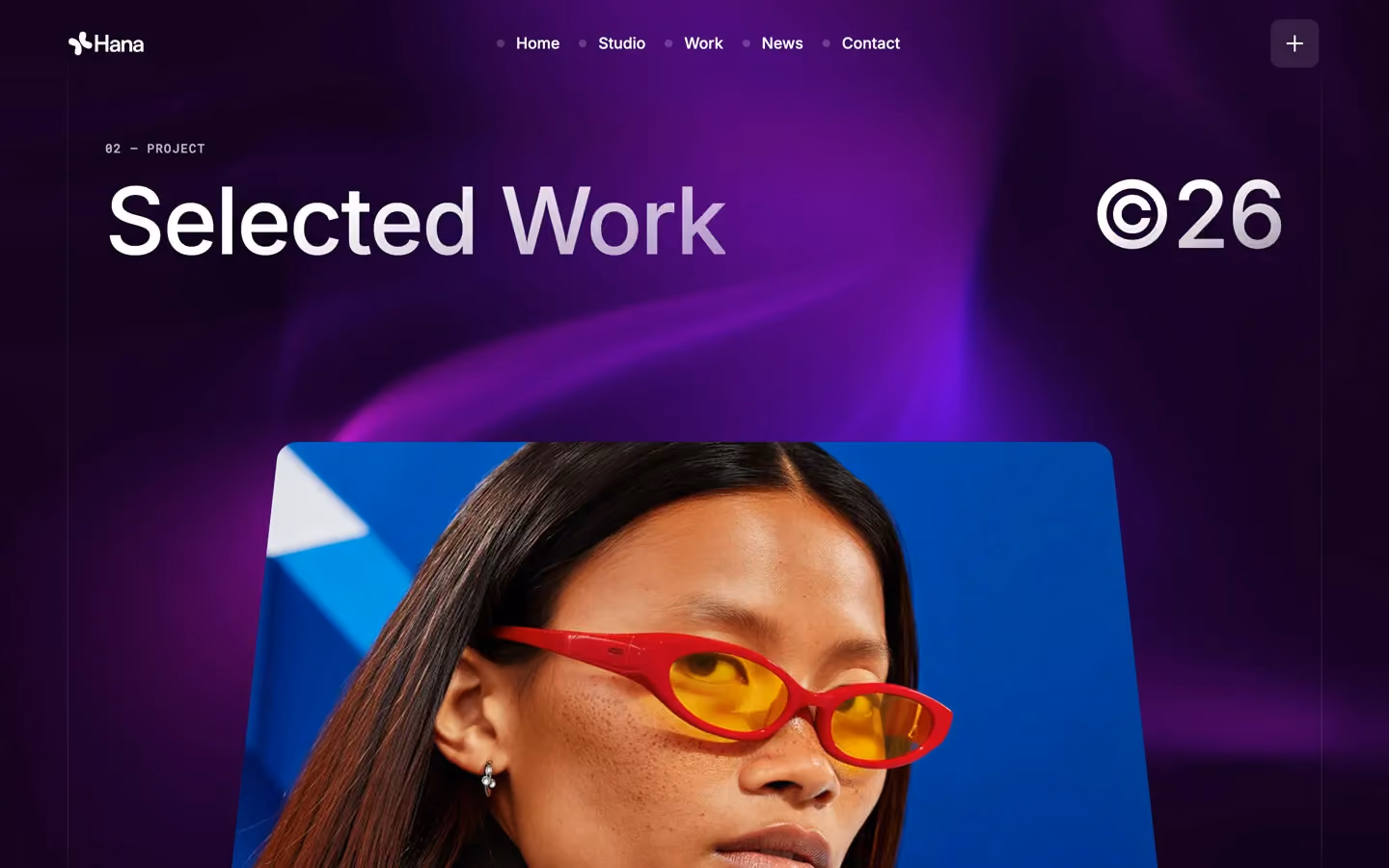 Hana — A modern template for creative studios