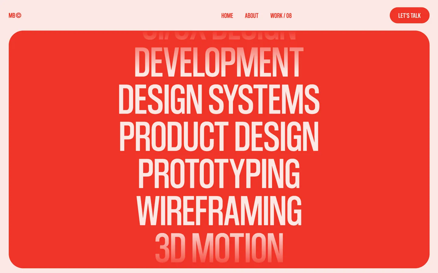 Max is a sophisticated portfolio template