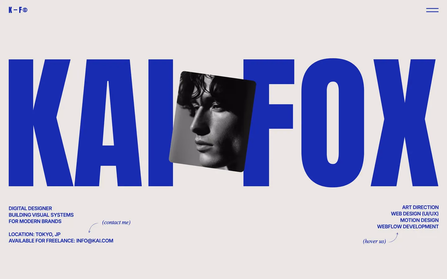 KAI is a refined portfolio template built for creators