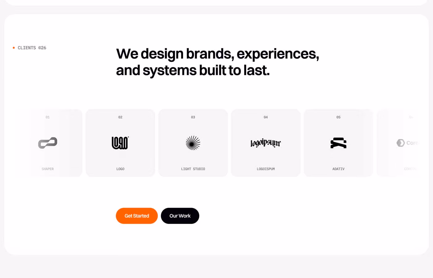 Fabrik™ X is a minimal template created to elevate portfolios through clean composi