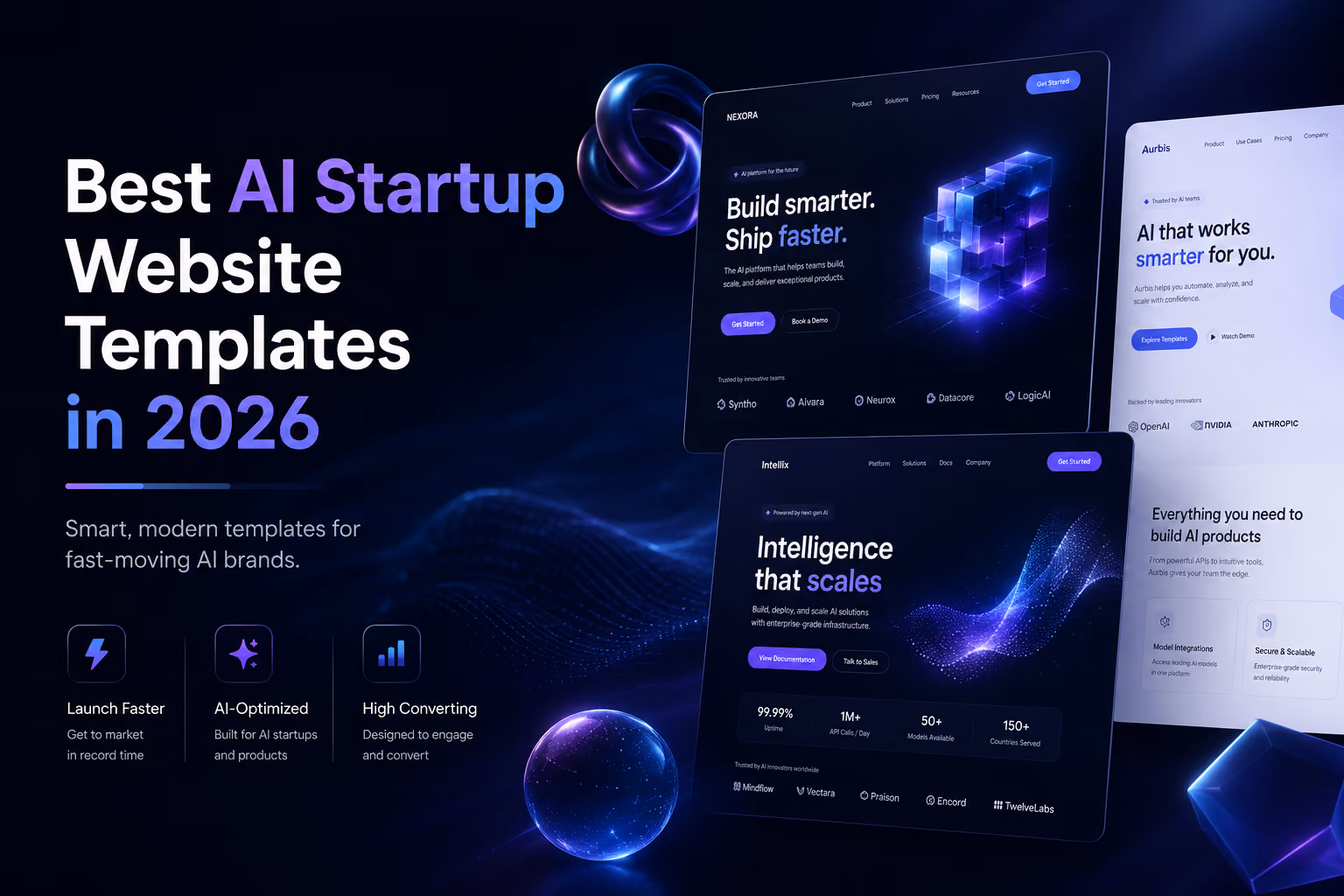 Best AI Startup Website Templates in 2026: 8 Strong Webflow & Framer Picks