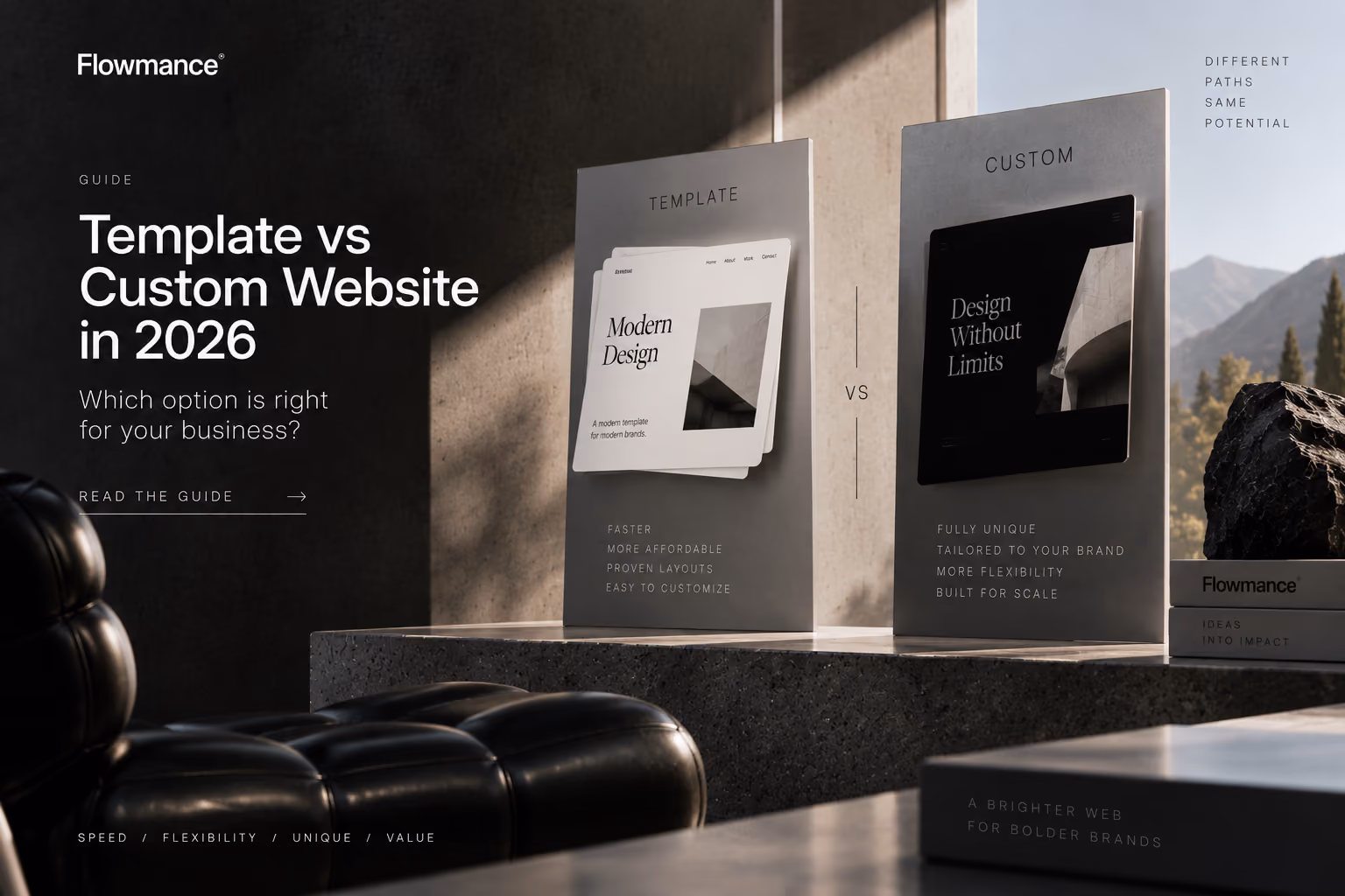 Website Templates vs Custom Design in 2026: Cost, Speed & Flexibility