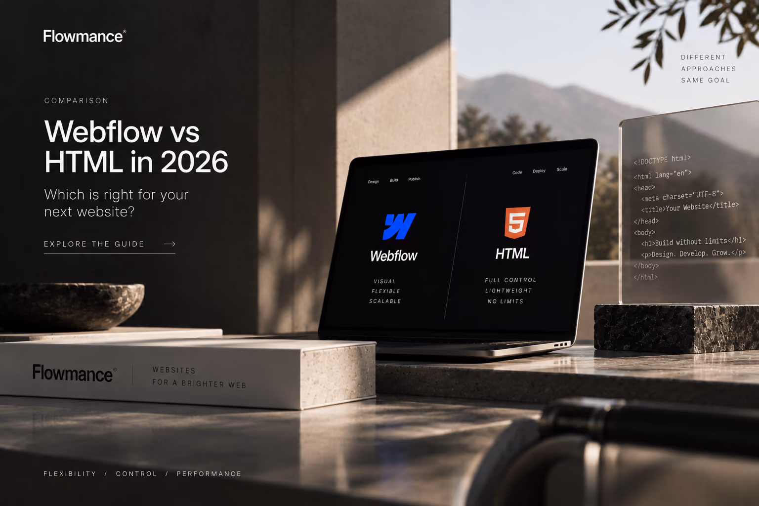 Webflow vs HTML in 2026: Which Is Better for Your Website?