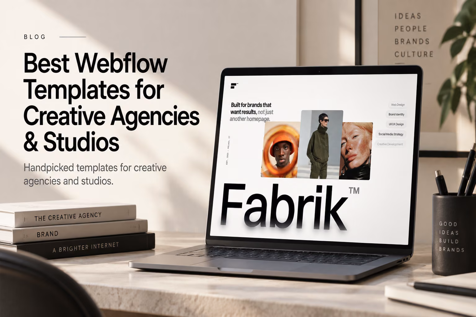 Best Webflow Templates for Creative Agencies & Studios