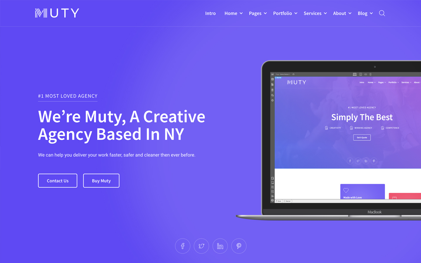 Muty Agency Template
