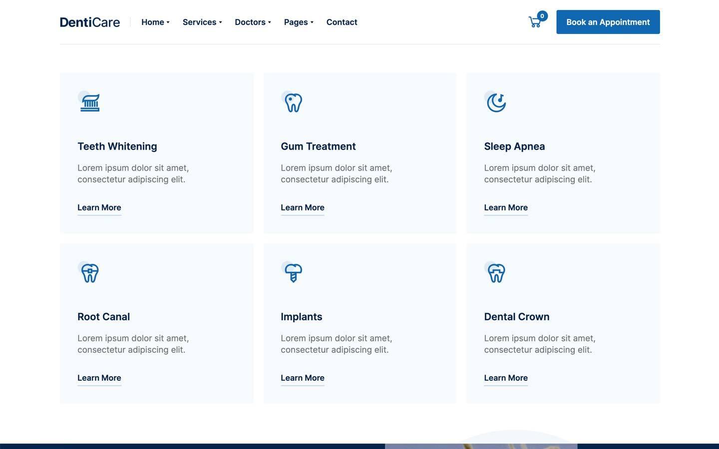Denticare Dentist Template