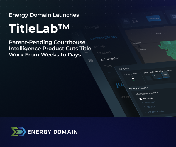 Energy Domain Launches TitleLab™: Patent-Pending Courthouse Intelligence Product Cuts Title Work From Weeks to Days