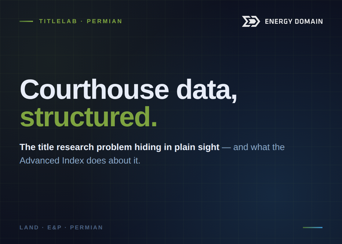 The Title Research Problem That's Been Hiding in Plain Sight