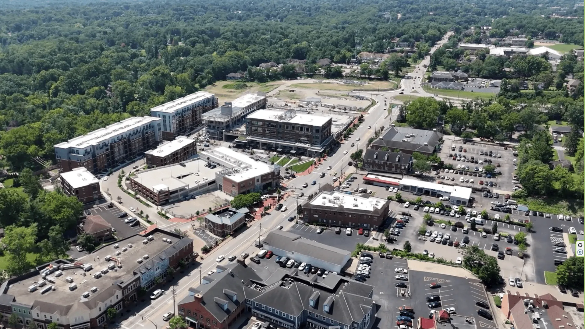 Property marketing video of the Montgomery Quarter (mixed use)
