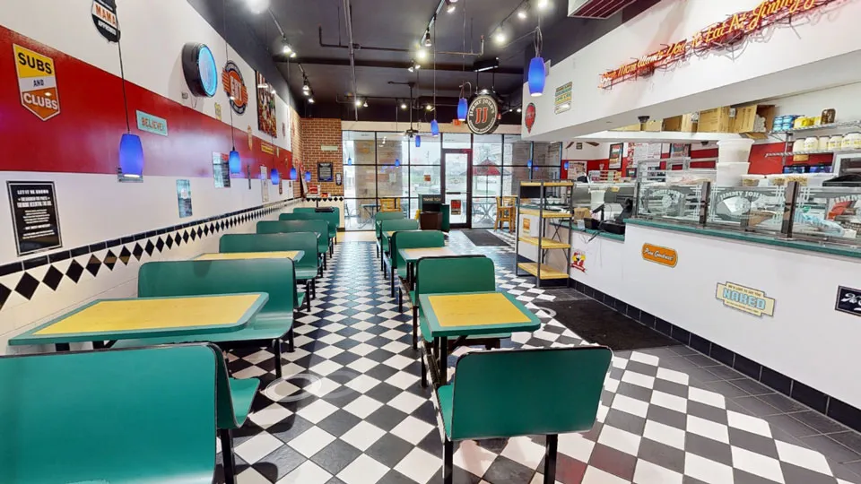 Virtual 3D tour of Jimmy Johns' retail space