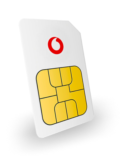 A sim card.