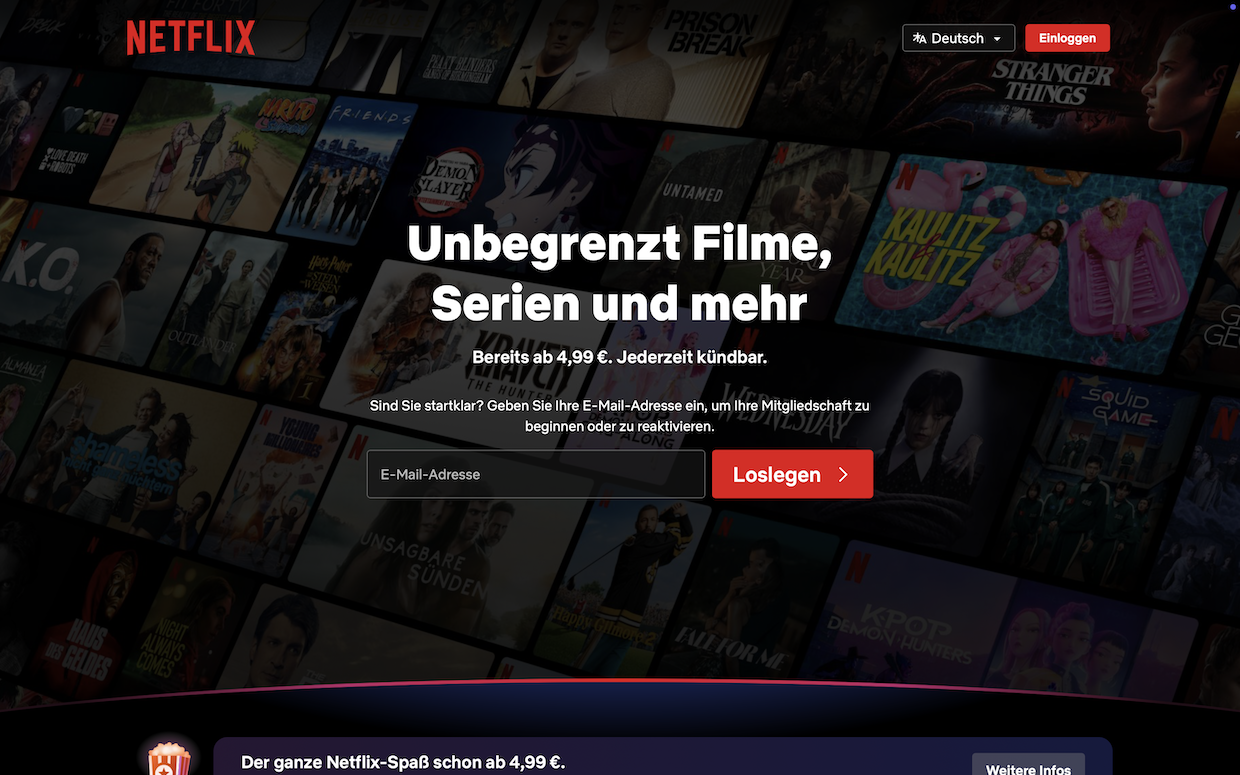 Netflix.com reimagined: Comments with raptor