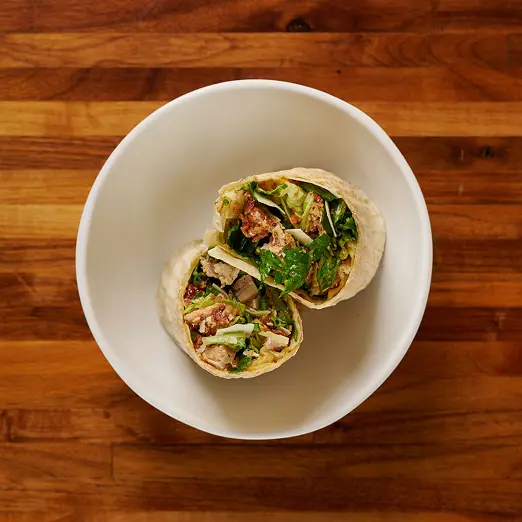 chicken bacon caesar wrap