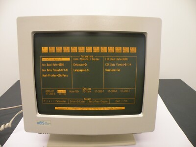ADDS 4000/260 EIS VIDEO TERMINAL, NEW AMBER CRT, REPAINTED COVERS & SWIVEL  STAND | eBay