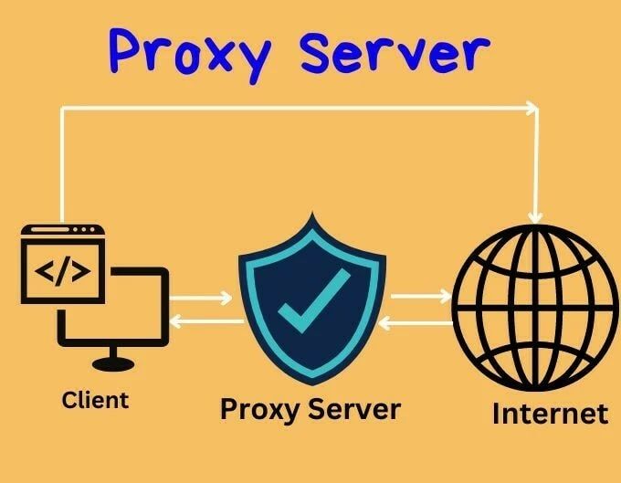 data routing through a proxy server