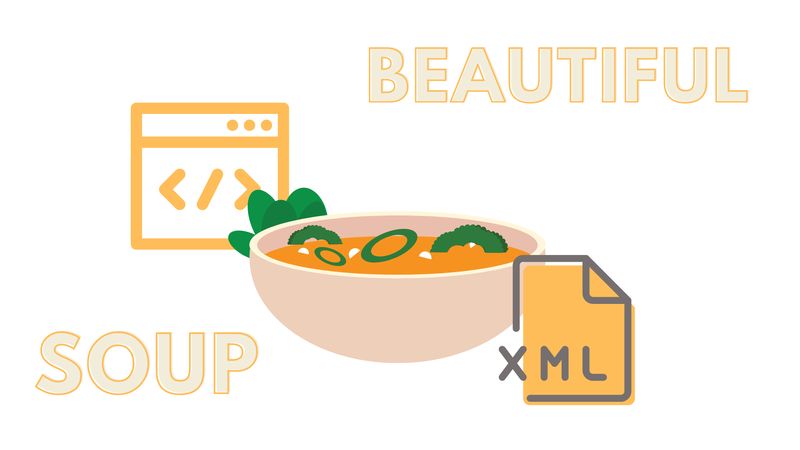 Beautiful Soup Python library logo for web scraping and HTML parsing