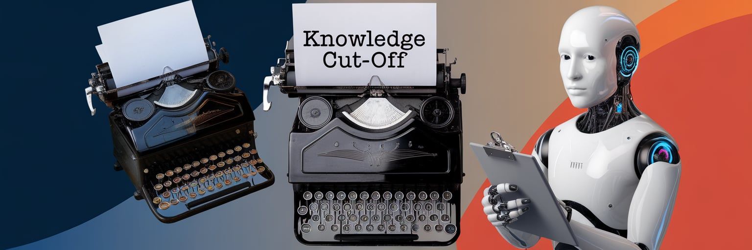 LLM knowledge cutoff problem showing outdated training data limitations