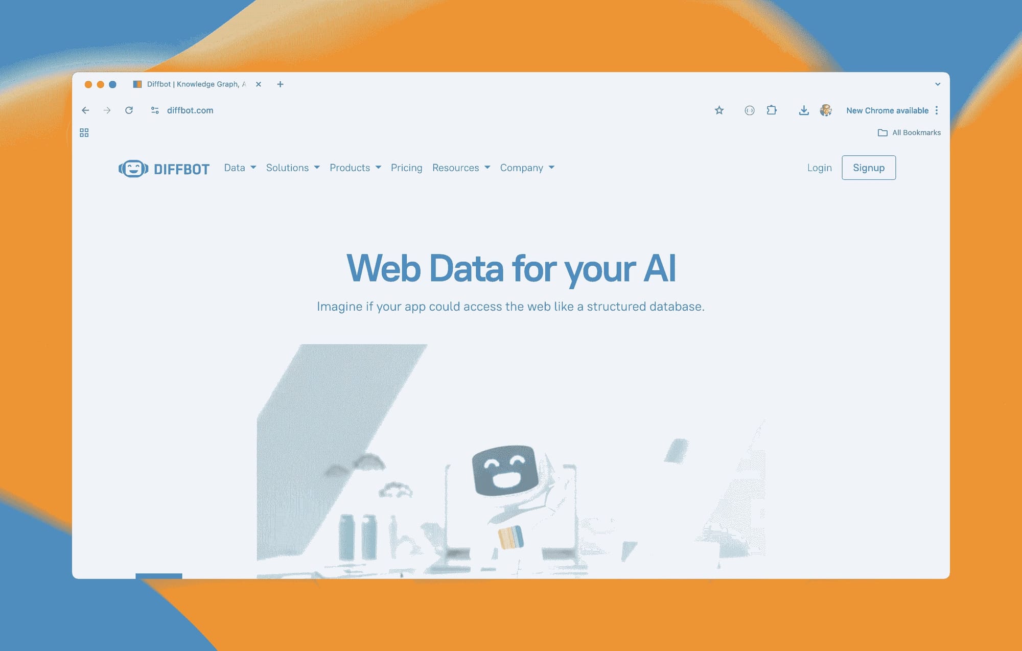 Diffbot AI-powered web data extraction platform with Knowledge Graph