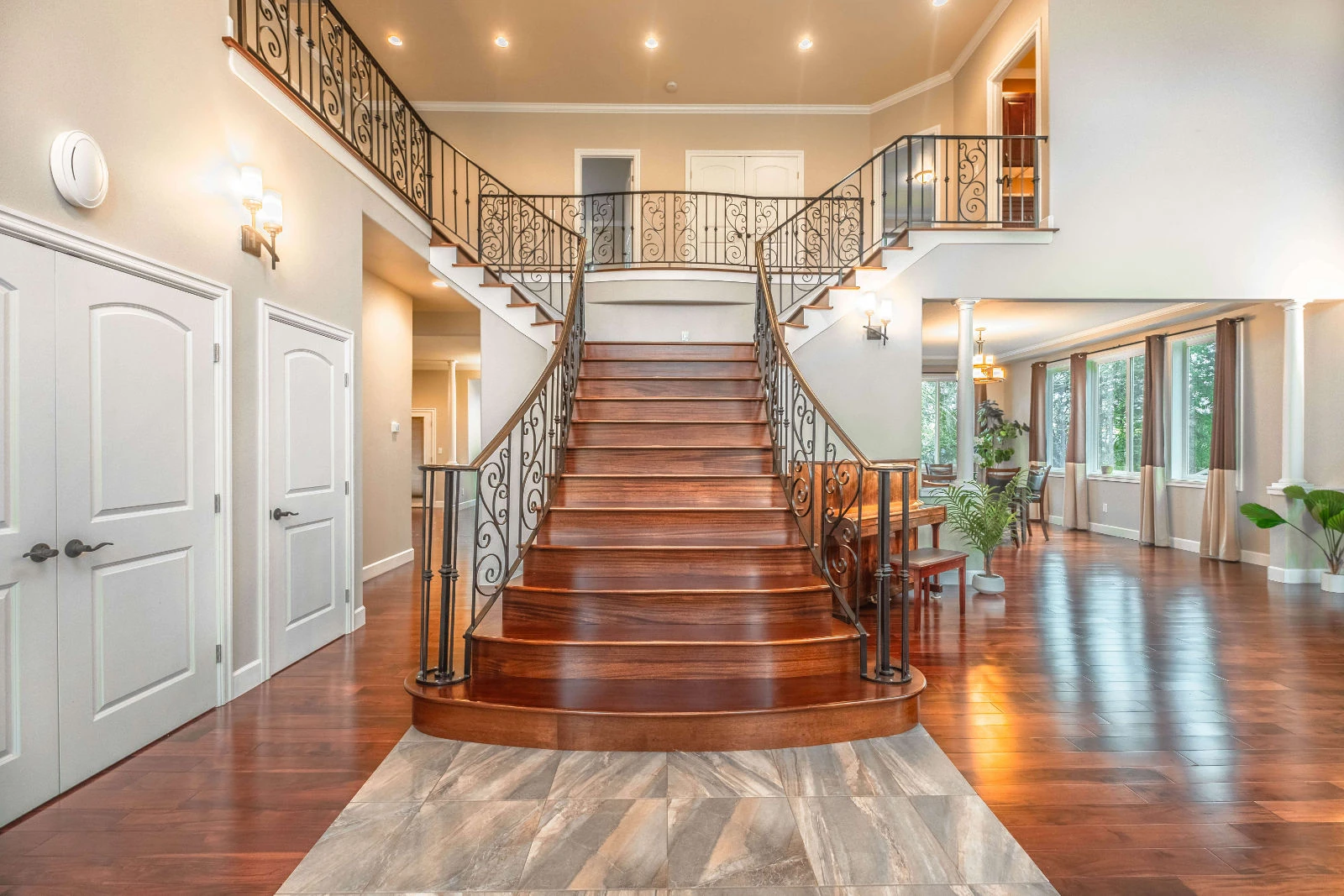  Stunning European-Style Custom Home with Grand Foyer & Staircase