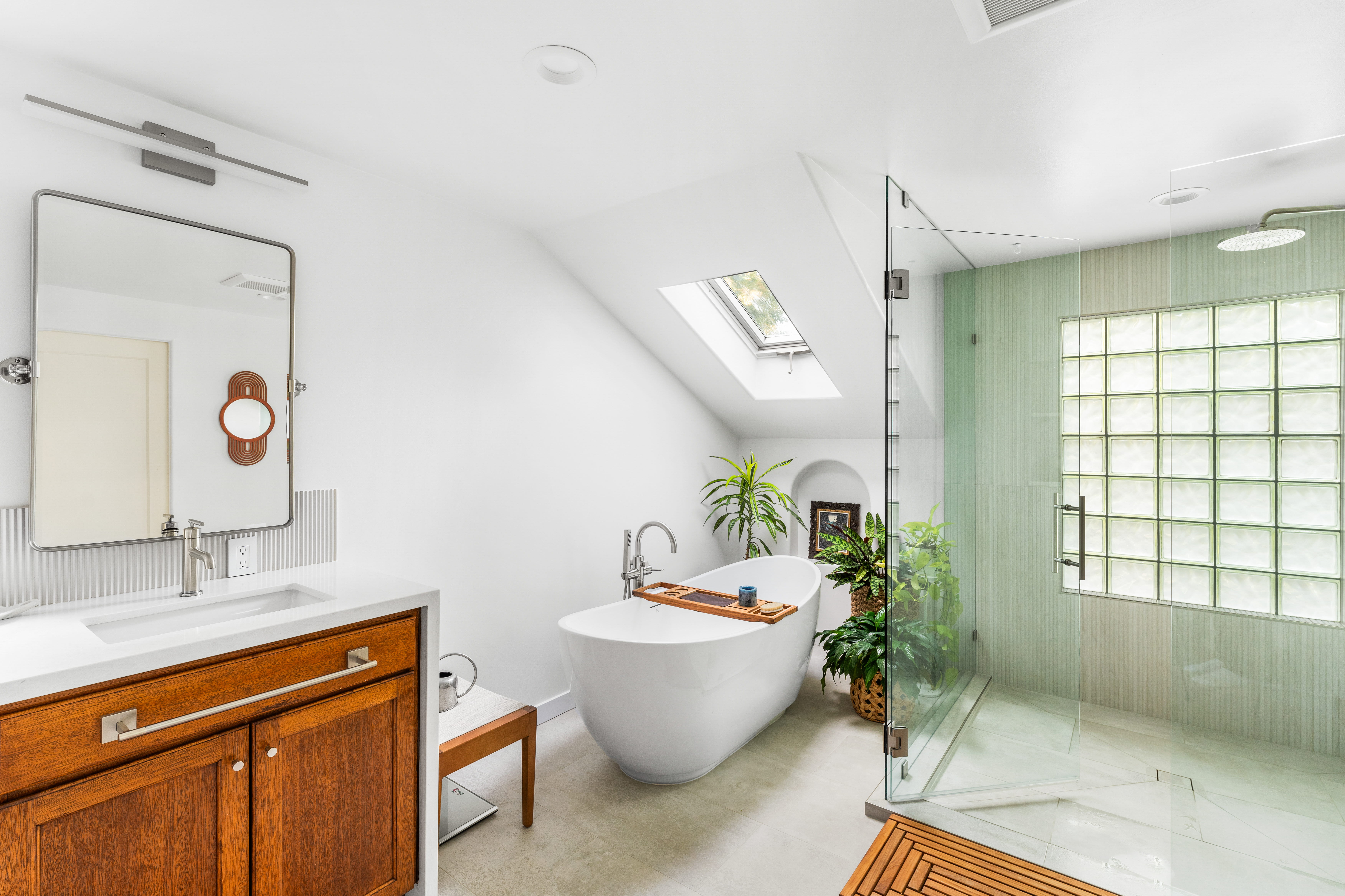 A bathroom remodel completed by Brutsky Builds
