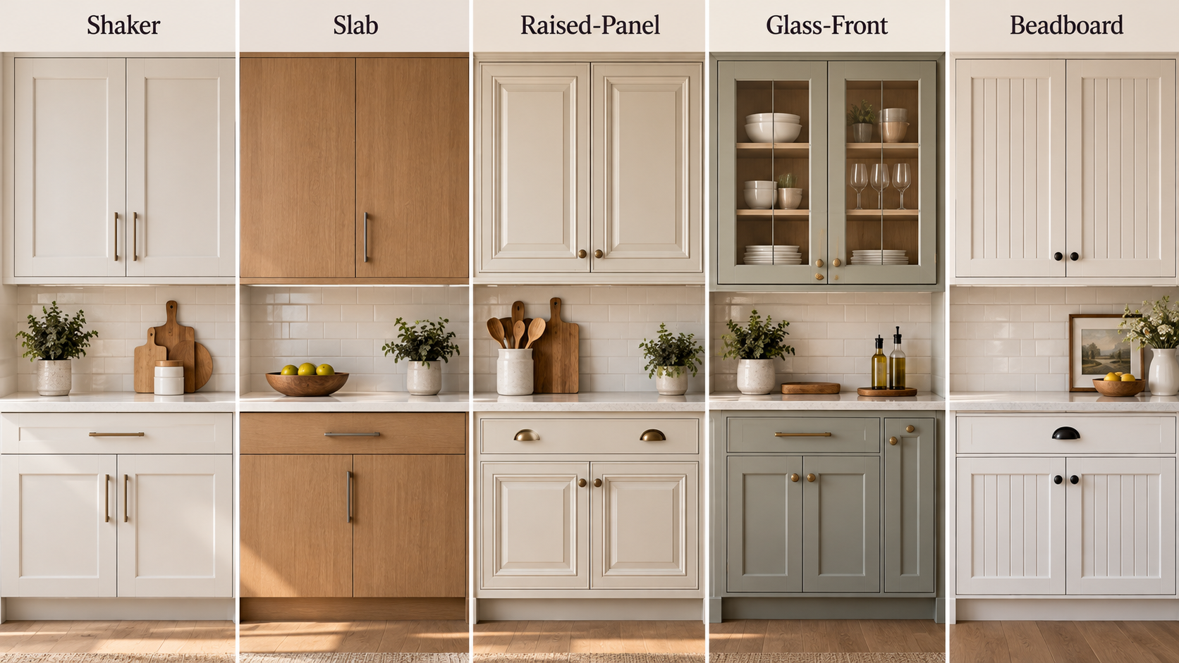Kitchen Cabinet Styles: 11 Types Compared