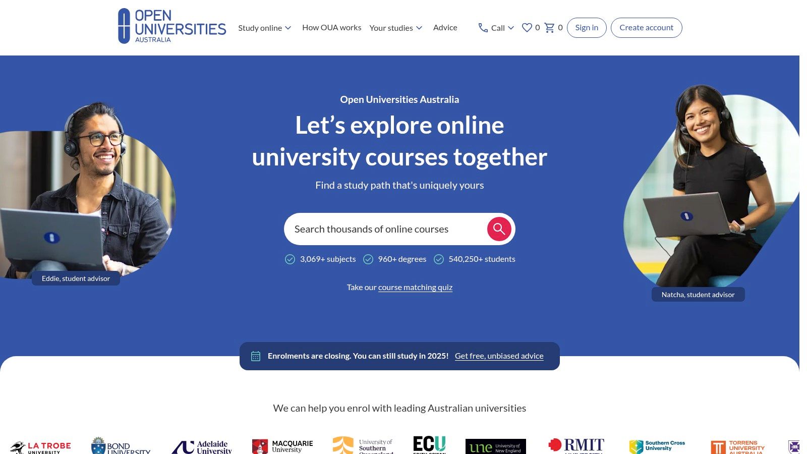 Open Universities Australia (OUA)