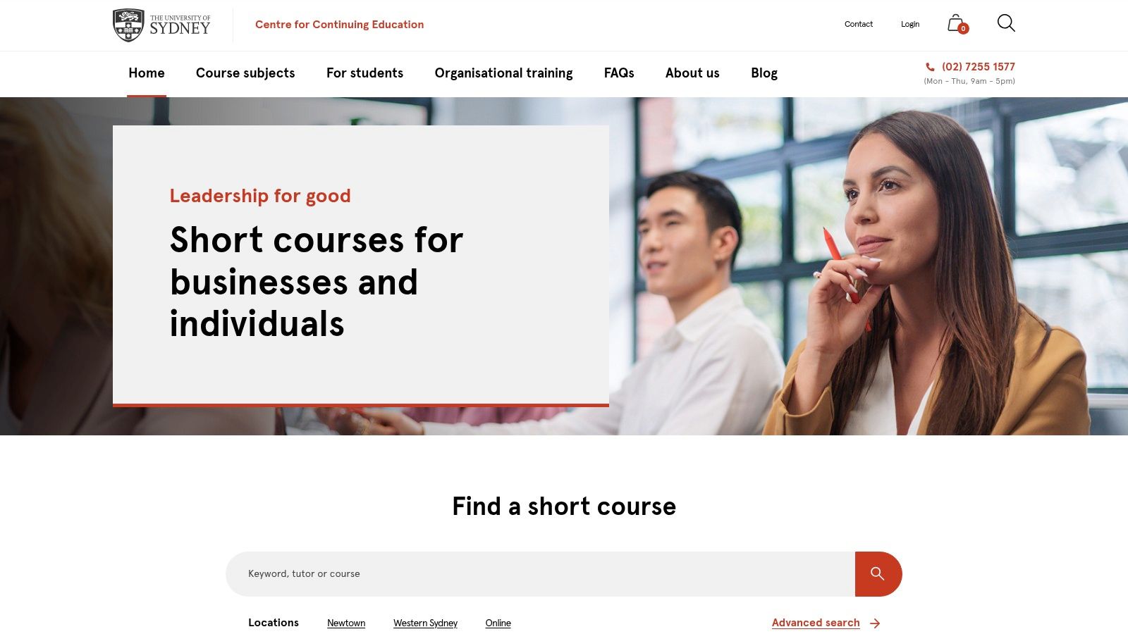 University of Sydney – Centre for Continuing Education (CCE)