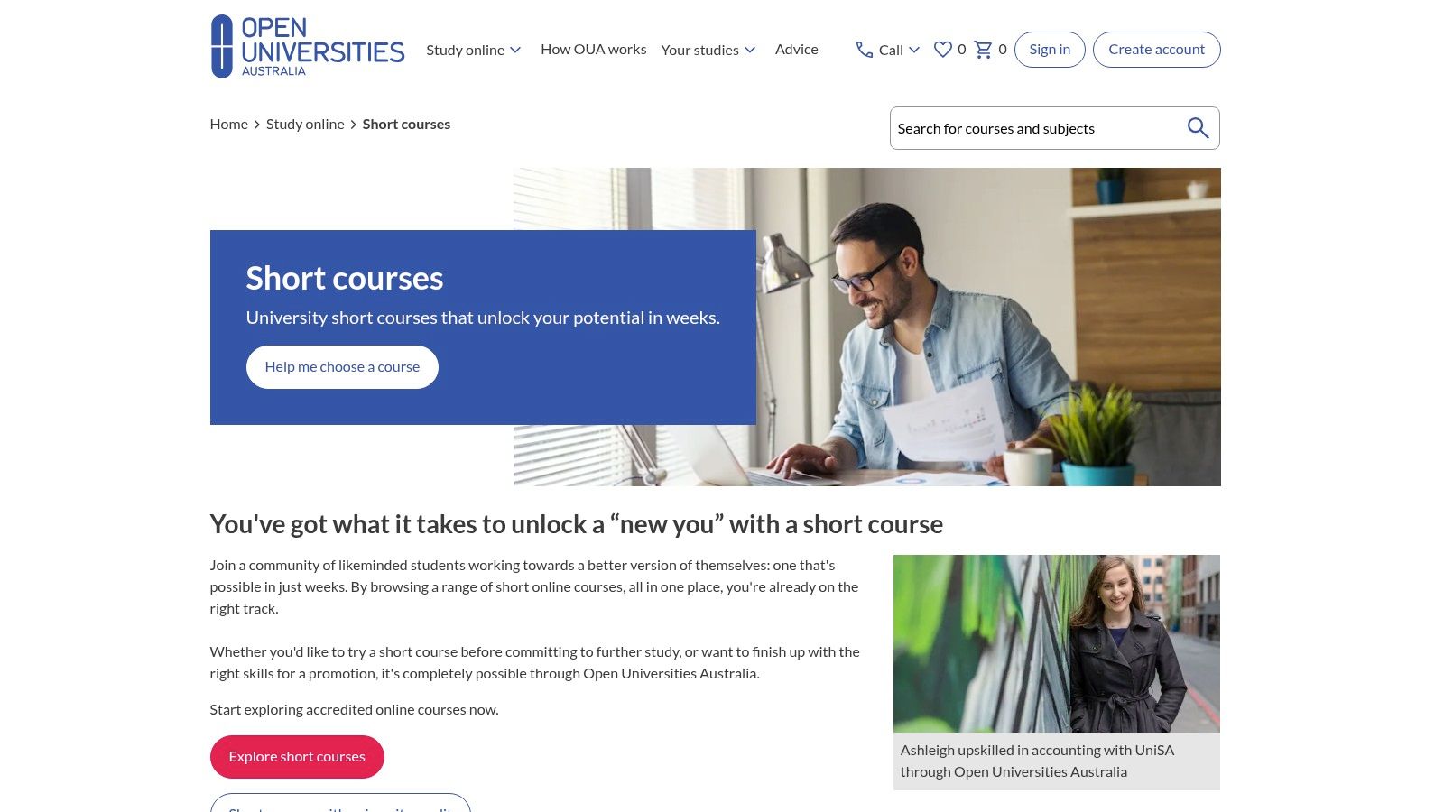 Open Universities Australia (OUA)