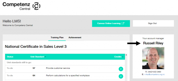 Competenz Central contact details
