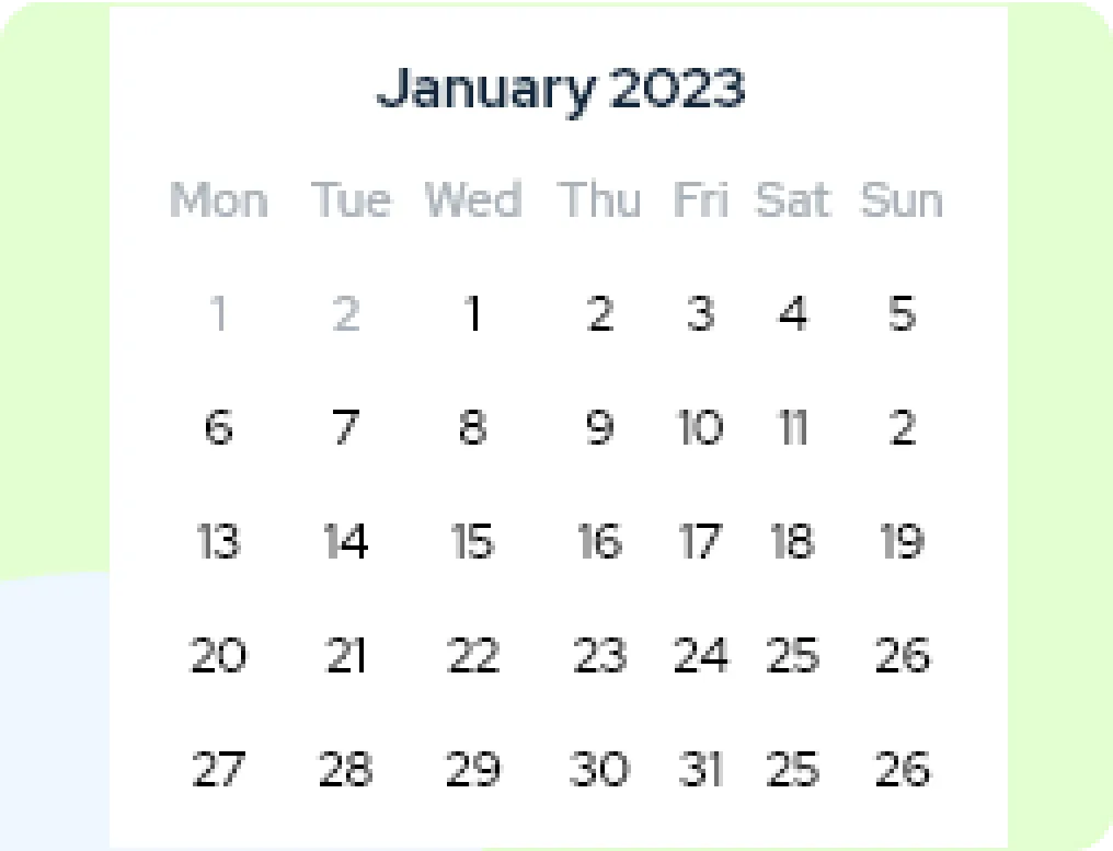 calendar image