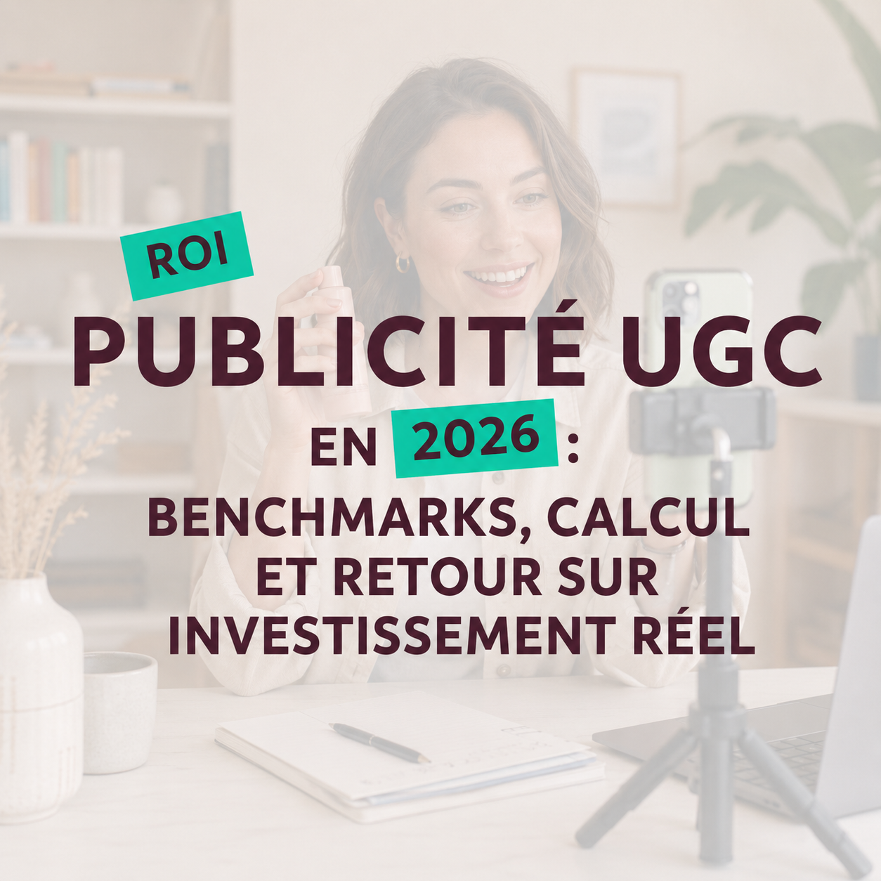ROI publicité UGC en 2026 : benchmarks et calcul
