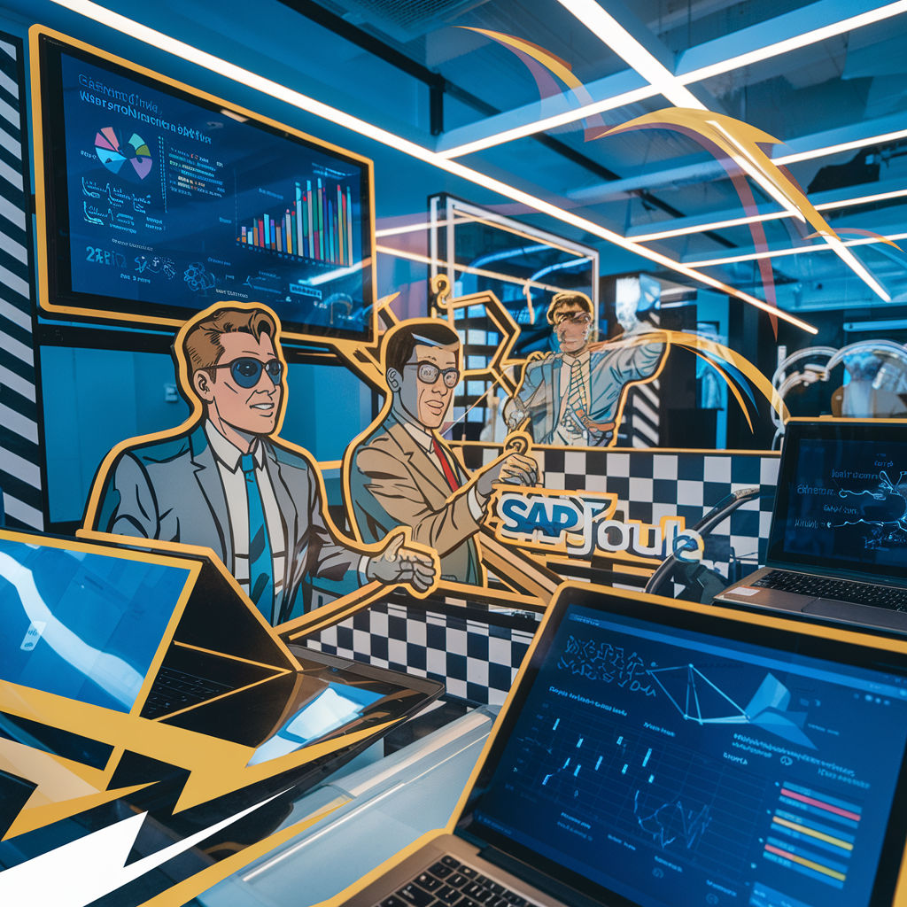 Interaktives SAP-Event mit moderner Technologie und Grafiken