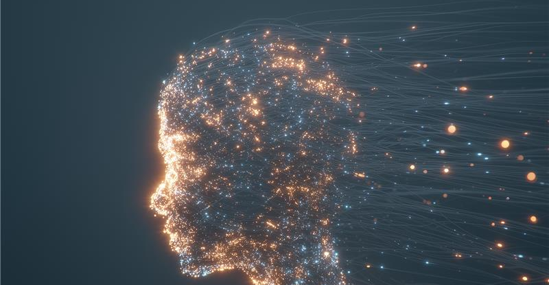 MASc AI thumbnail image of a computer generated human with bright lights coming away from their figure