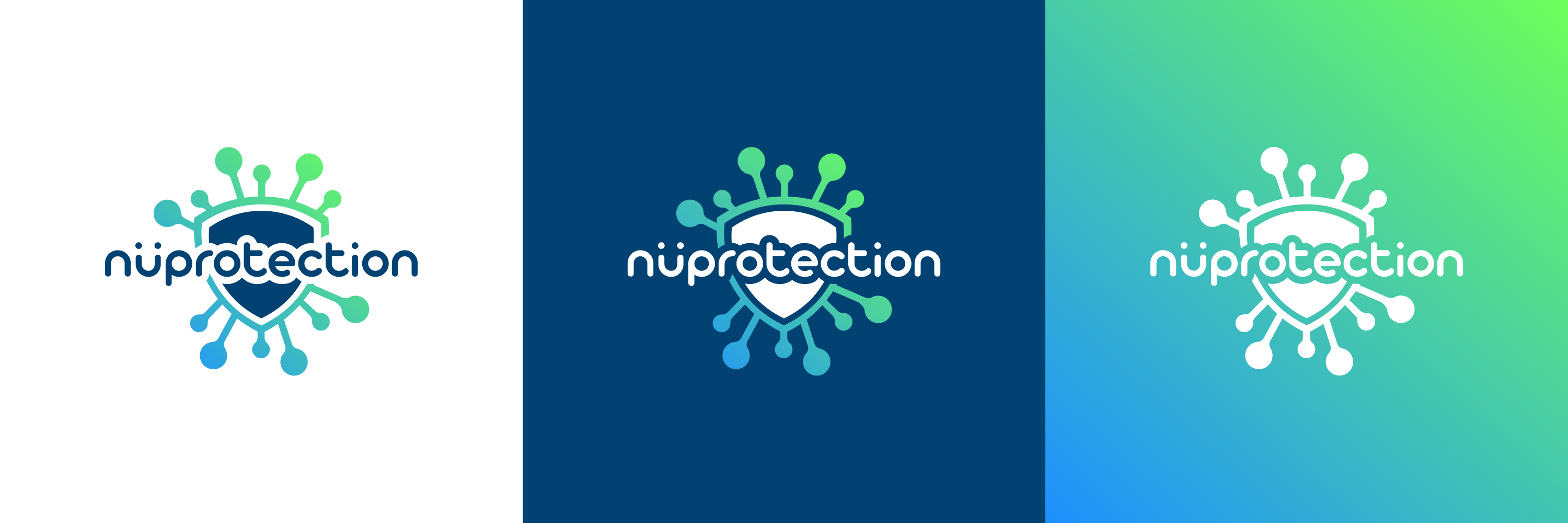 Les variantes du logo NuProtection
