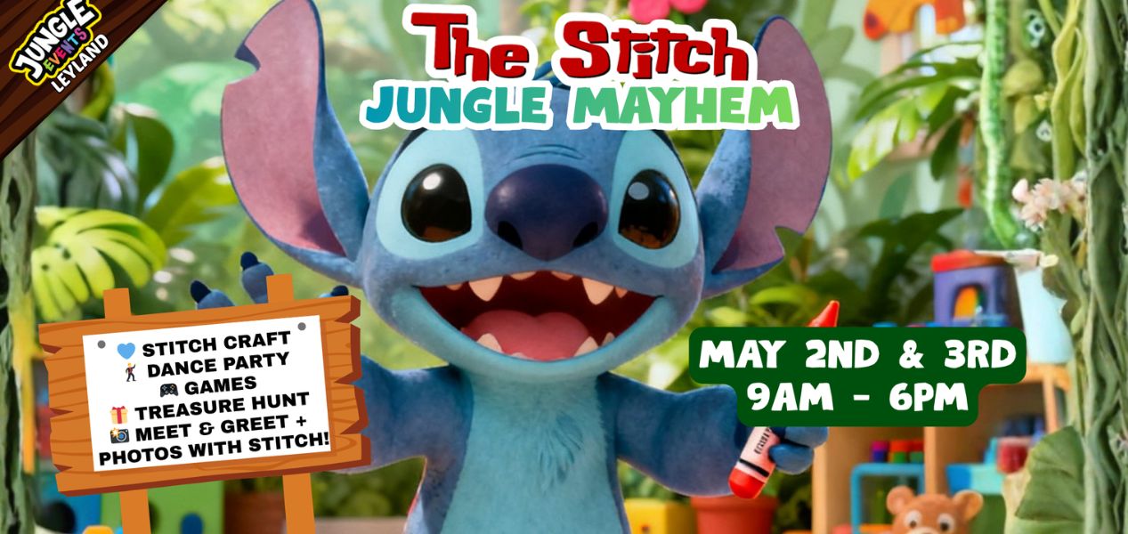 Meet Stitch in Leyland: Best Kids Event This May Bank Holiday Weekend