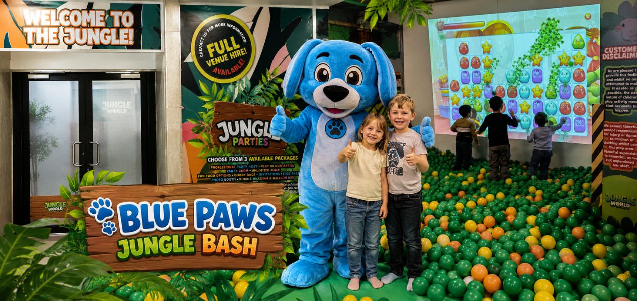 What's On in Blackpool for Kids This May? Don't Miss the Blue Paws Jungle Bash