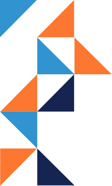 Abstract geometric triangles pattern