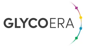 GlycoEra company logo with stylized multicolor arc on the right side.