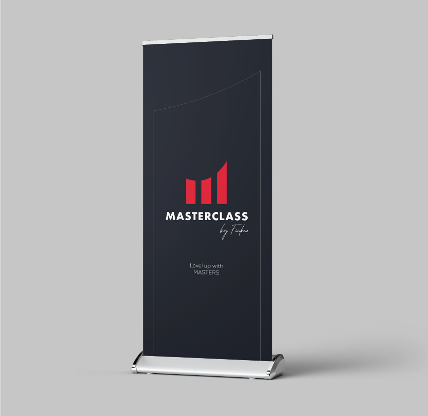 Identité visuelle pour MasterclassByFinkeo