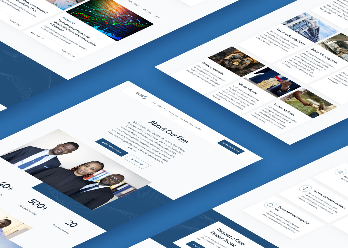 Site web pour ECA Conseils