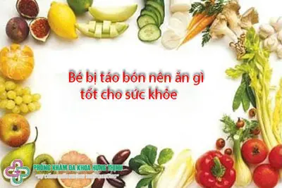 Bé bị táo bón nên ăn gì?